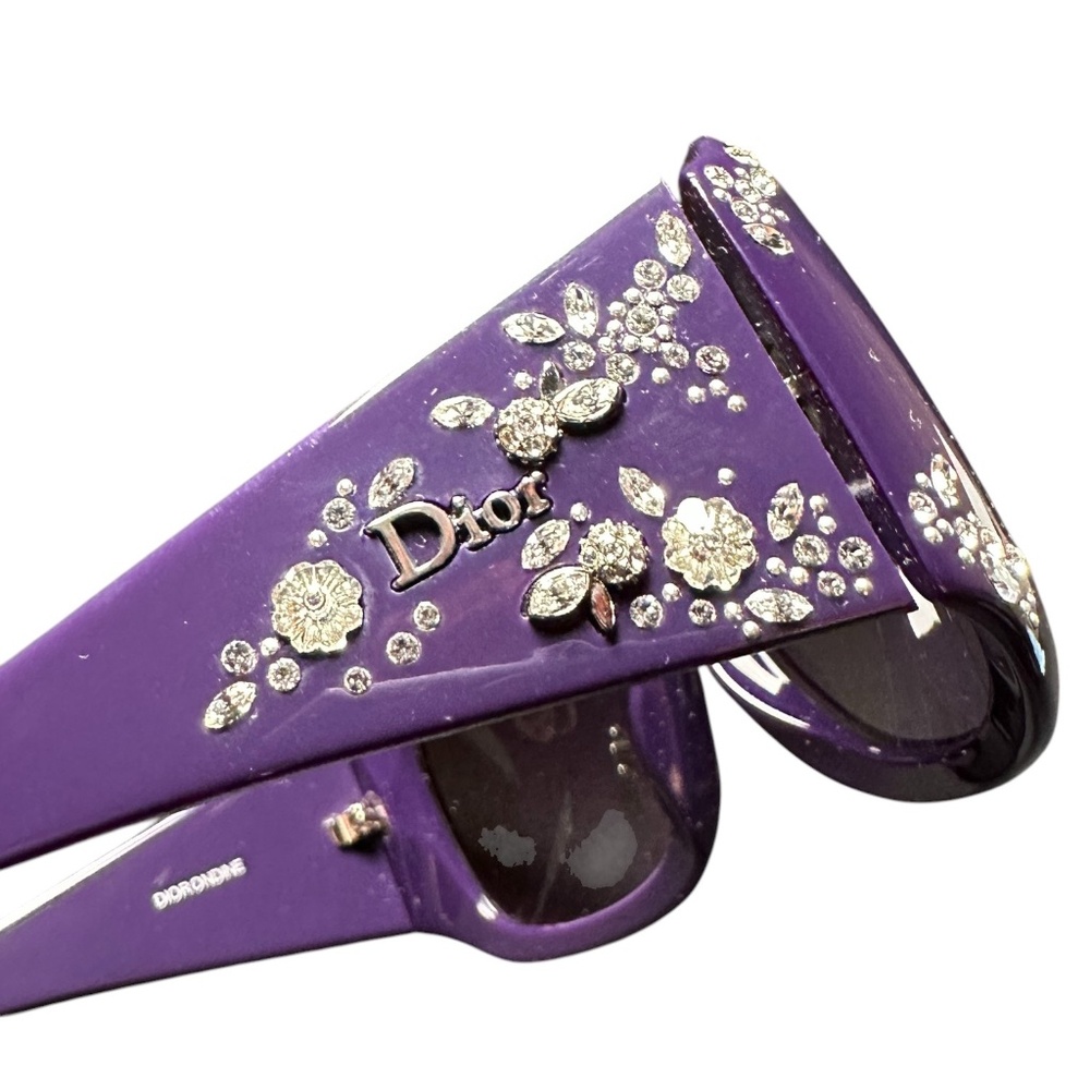 Dior Ondine Crystal Embellished Sunglasses with Case and Box - Brand New - Picture 6 of 13